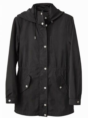 RW & Co Classic Black Hooded Women's Jacket